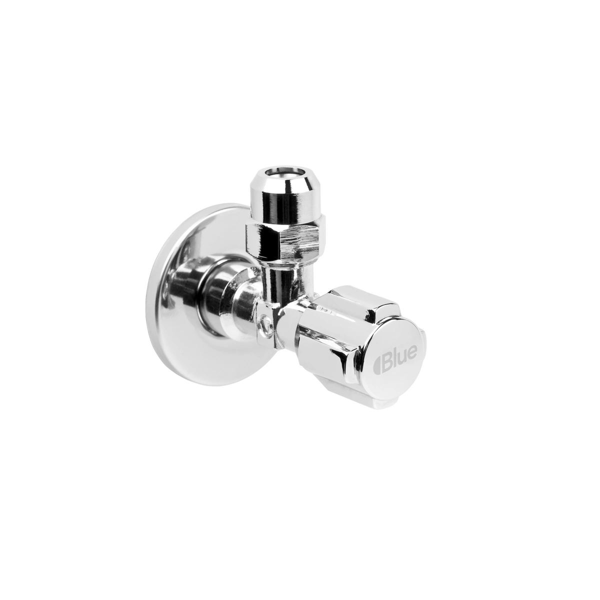 Zawór kątowy grzybkowy 1/2" x 3/8" z nakrętką