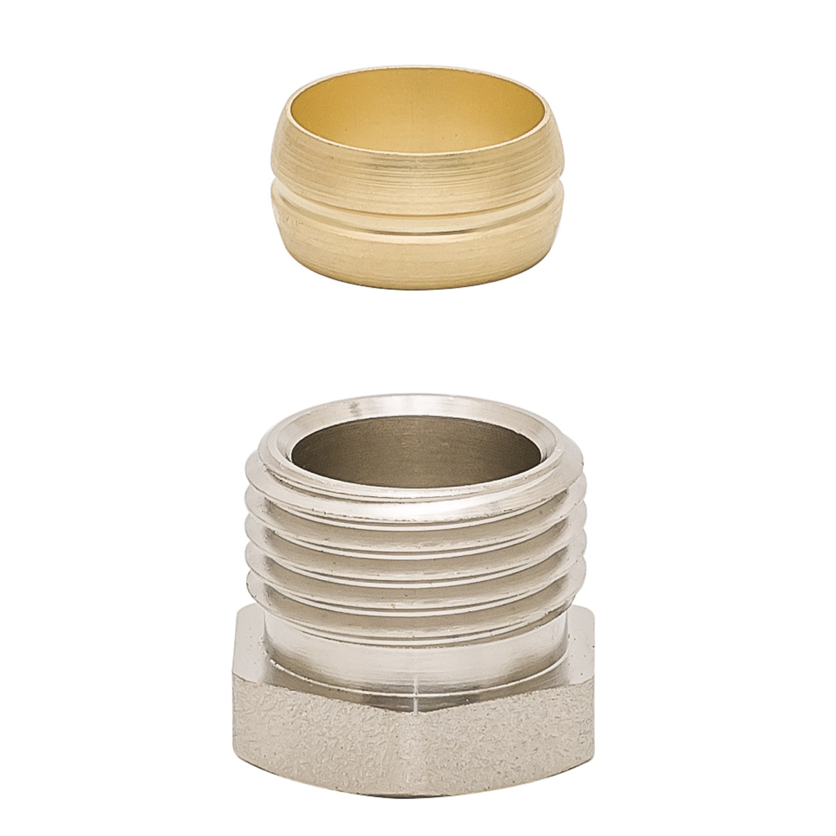 Złączka do rur miedzianych 15mm GZ1/2"(do zaworu termost.)