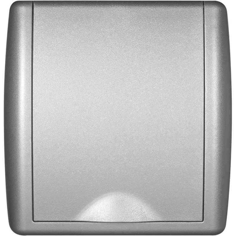 Gniazdo L-MOD/B lux srebrne