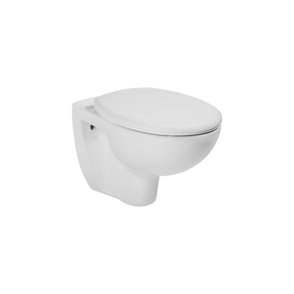 Miska wc podwieszana Rimless 495 mm + deska duroplast w/o zaw. metalowy